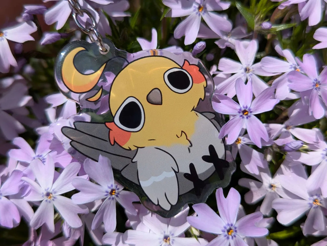 Derp bird keychain