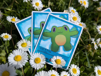 Music froggy sticker