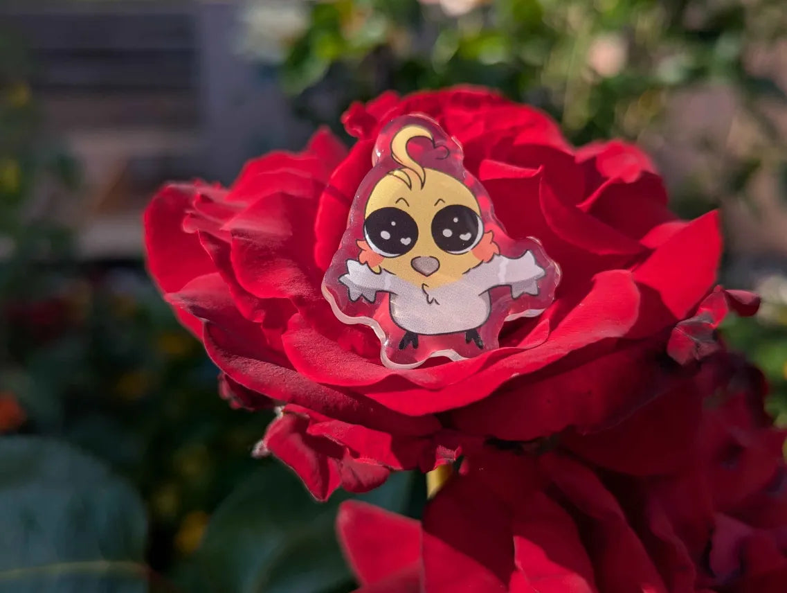 Love bird pin