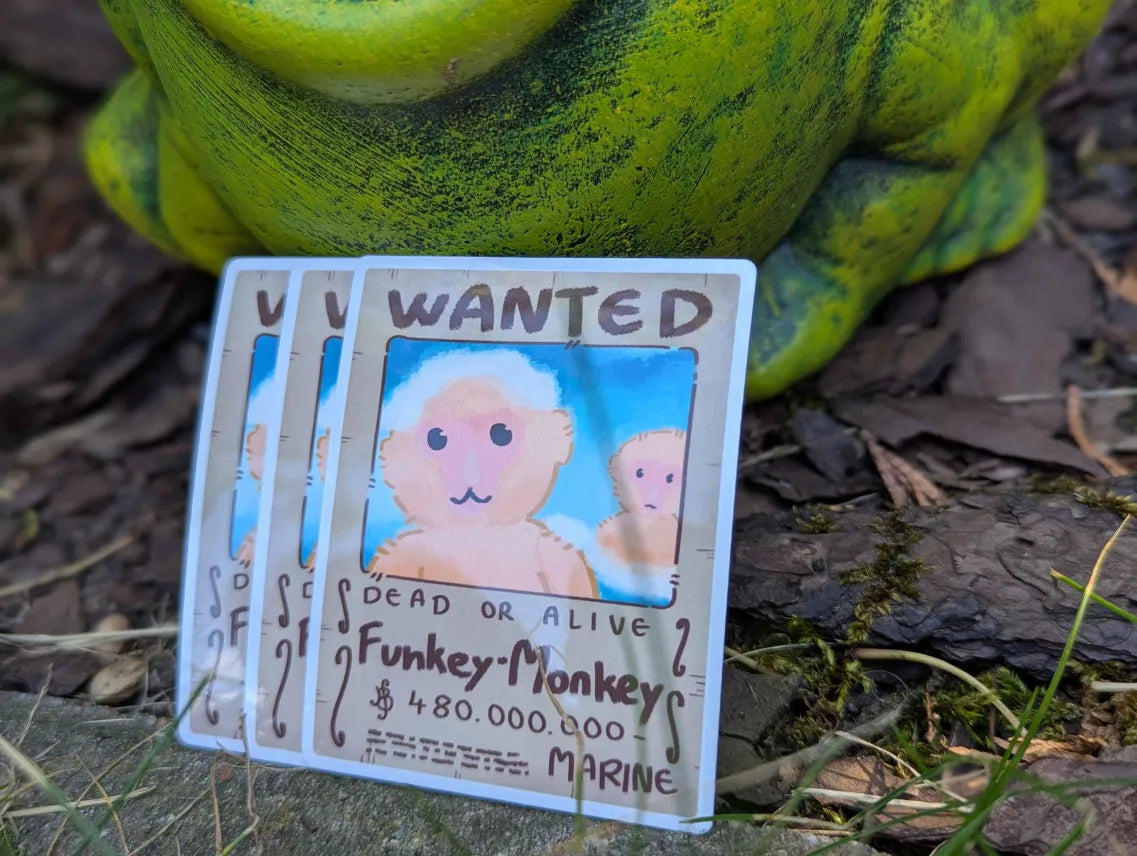 Snow monkey sticker
